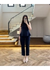 LACİVERT BLUZ PANTOLON TAKIM-260883