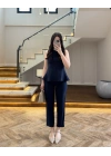 LACİVERT BLUZ PANTOLON TAKIM-260883