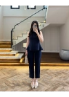 LACİVERT BLUZ PANTOLON TAKIM-260883