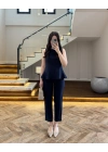 LACİVERT BLUZ PANTOLON TAKIM-260883