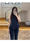 LACİVERT BLUZ PANTOLON TAKIM-260883