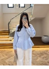 MAVİ PİLELİ GÖMLEK-263230