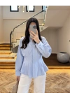 MAVİ PİLELİ GÖMLEK-263230