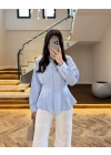 MAVİ PİLELİ GÖMLEK-263230