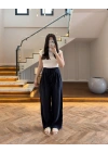 LACİVERT YÜKSEK BEL MODAL PANTOLON -3720