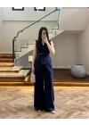 LACİVERT GOLD AKSESUARLI TULUM-580791