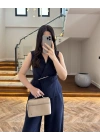 LACİVERT GOLD AKSESUARLI TULUM-580791