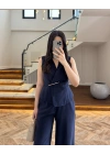 LACİVERT GOLD AKSESUARLI TULUM-580791