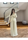 FISTIK YEŞİLİ ŞİFON TAKIM -266031