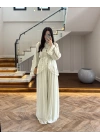 FISTIK YEŞİLİ ŞİFON TAKIM -266031