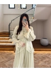 FISTIK YEŞİLİ ŞİFON TAKIM -266031