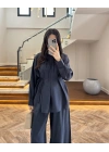 LACİVERT PİLELİ MODAL TAKIM-9093