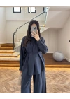 LACİVERT PİLELİ MODAL TAKIM-9093