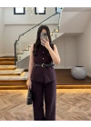 MÜRDÜM YELEK İSPNYL PAÇA PANTOLON TAKIM -8891