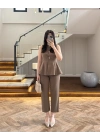 HAKİ VOLANLI YELEKLİ TAKIM-8906