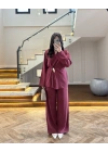 BORDO BAĞLAMALI TOKALI TENSEL TAKIM-1599
