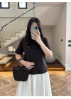 BİSİKLET YAKA BASİC TSHİRT-01096
