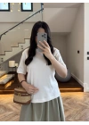 BİSİKLET YAKA BASİC TSHİRT-01096