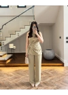 TASARIM BLUZ PANTOLON TAKIM MİNT-9083