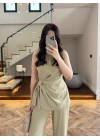 TASARIM BLUZ PANTOLON TAKIM MİNT-9083