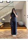 LACİVERT DİK YAKA TASARIM TAKIM-9154