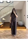 KAHVE DİK YAKA TASARIM TAKIM-9154