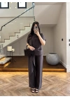 KAHVE DİK YAKA TASARIM TAKIM-9154