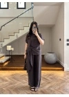 KAHVE DİK YAKA TASARIM TAKIM-9154