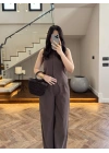 KAHVE BİSİKLET YAKA TAKIM-9148