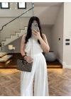 PUANTİYE FULARLI BEYAZ TAKIM-9163