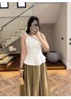 FİYONKLU BLUZ EKRU-5503