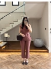 KİREMİT OMUZ BURMALI TAKIM-9151