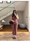 KİREMİT OMUZ BURMALI TAKIM-9151
