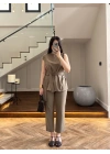 HAKİ OMUZ BURMALI TAKIM-9151