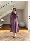 MÜRDÜM KUŞAKLI ELBİSE-3412