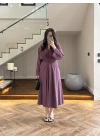 MÜRDÜM KUŞAKLI ELBİSE-3412