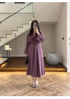 MÜRDÜM KUŞAKLI ELBİSE-3412