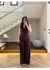 MÜRDÜM YELEKLİ PİLELİ TAKIM -8391