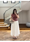 KİREMİT KISA KOL BLUZ -5500
