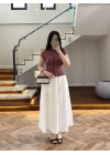 KİREMİT KISA KOL BLUZ -5500