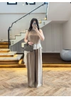 BRONZ GARNİLİ BLUZ PANTOLON TAKIM-51391