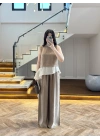 BRONZ GARNİLİ BLUZ PANTOLON TAKIM-51391