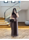 KAHVE GARNİLİ BLUZ PANTOLON TAKIM-51391