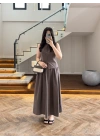 KAHVE HAKİM YAKA ETEK TAKIM-9020
