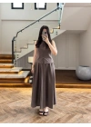 KAHVE HAKİM YAKA ETEK TAKIM-9020