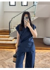 LACİVERT YELEK TAKIM -267351