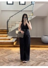 KEMERLİ YELEK TAKIM SİYAH-8919