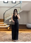 KEMERLİ YELEK TAKIM SİYAH-8919