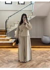 VİZON GÜL DETAY CROP TAKIM-9088