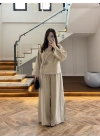 VİZON GÜL DETAY CROP TAKIM-9088